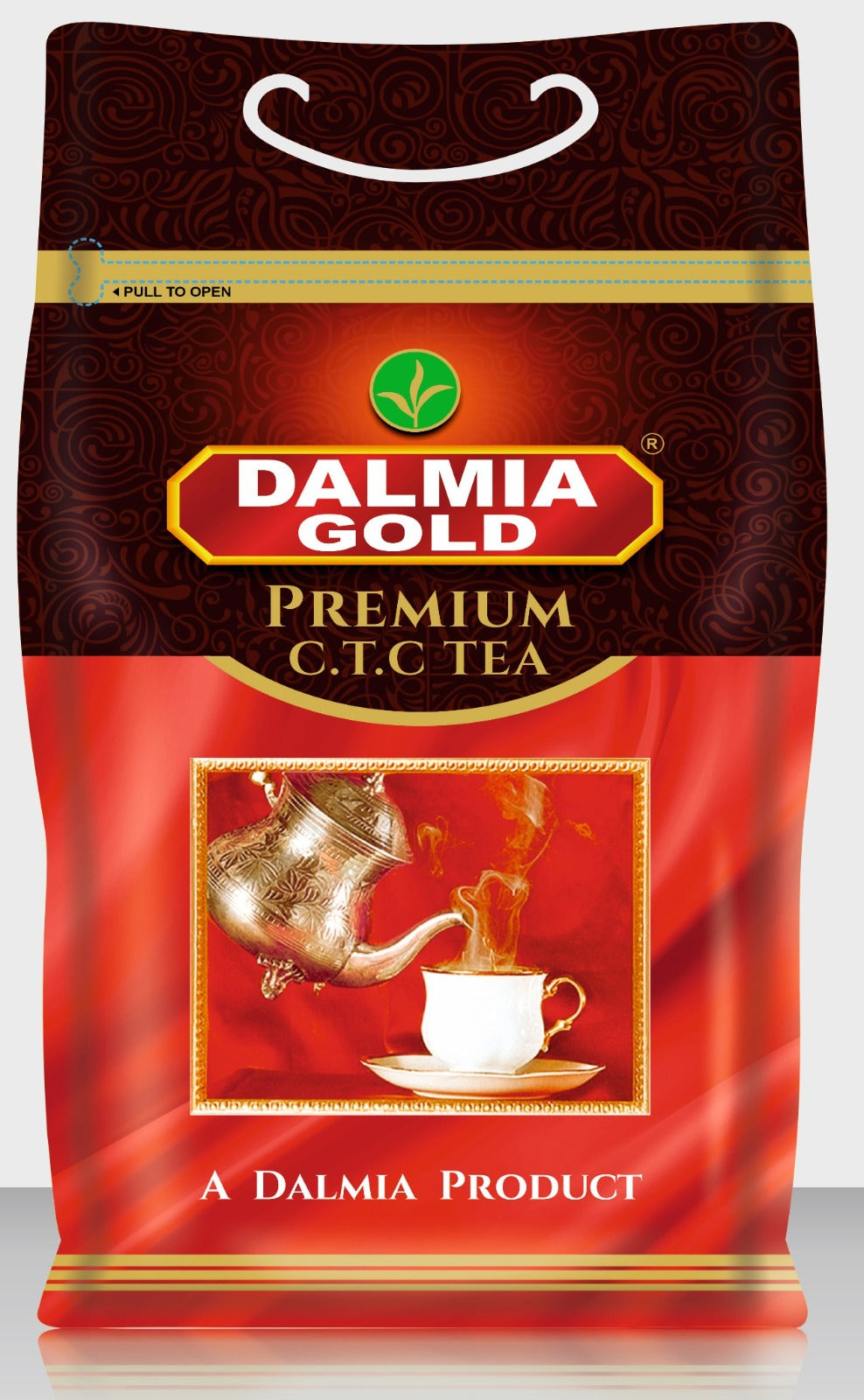 Dalmia Gold Premium Tea 1kg - Zipper Pouch Pack | Blend of CTC Tea Granules from Assam and Dooars