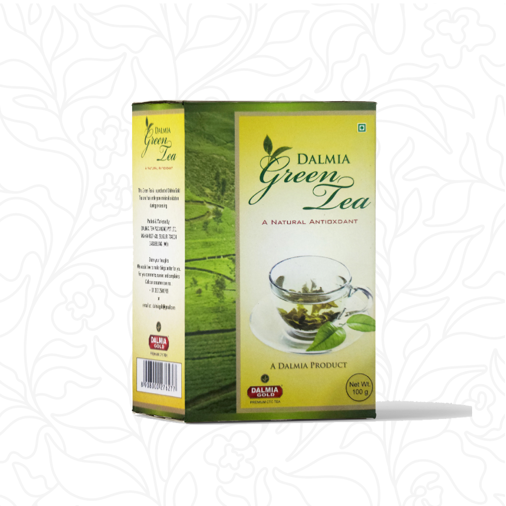 Dalmia Gold Green Tea 100gm Corrugated Box